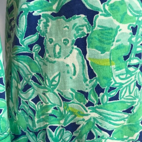 Lilly Pulitzer Marlowe Dress Women's Size XS Panda in the Wild Print 3/4 Sleeve - Picture 12 of 12